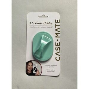 Case-Mate Adhesive Lip Gloss Lipstick Holder For Smart Phone Tablet Mint Green